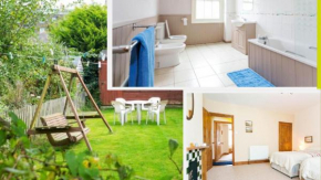 Anchor Rest - spacious with 90sqm garden - sleep 6 - self check in - pet friendly - 5 star location